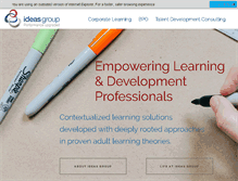 Tablet Screenshot of ideasgrp.com